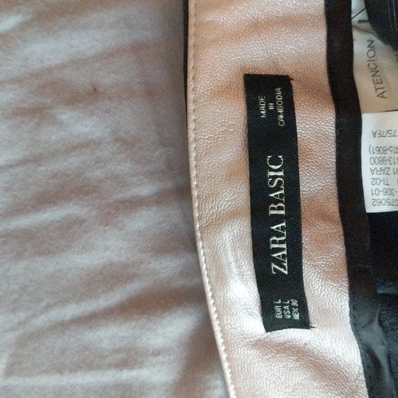 Zara faux leather pencil skirt - Picture 6 of 7